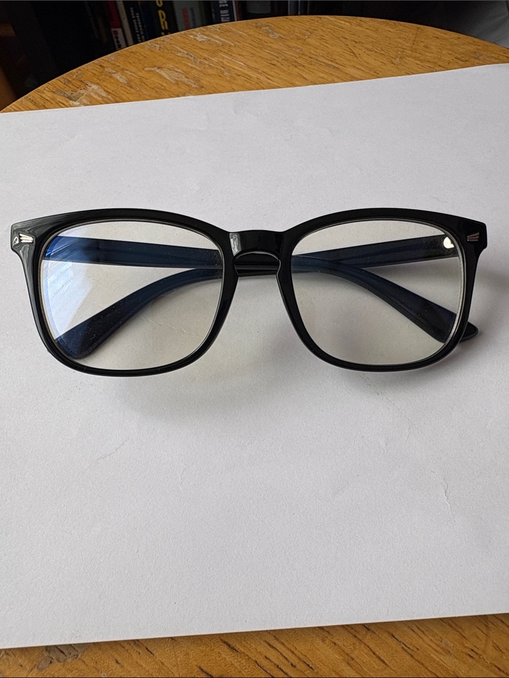 Black Rectangular Eyeglasses - Classic Frame